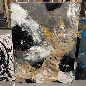 Acrylic painting Golding bliss